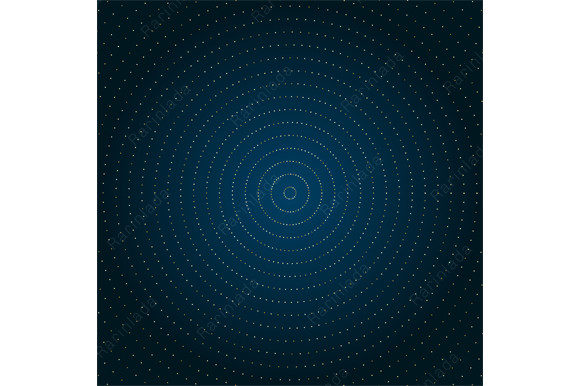 Abstract Golden Dots Pattern Glitter