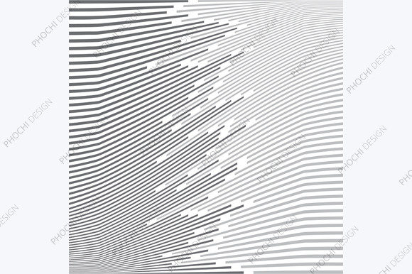 Abstract Minimal Wave Gray Line Pattern: A Versatile Vector Asset for Modern Design