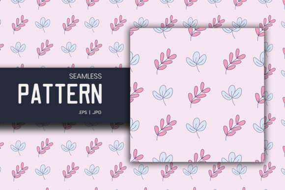 Digital Paper - Pink Leaves Pattern: A Versatile Design for Creative Expression