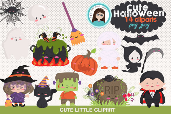 Halloween Kawaii Clipart: A Versatile Tool for Creative and Commercial Projects