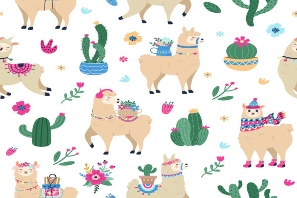 Llama and Cactus Pattern: A Strategic Design Asset for Purpose-Driven Projects