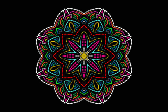 Mandala Pattern Pinkblue Mandala Flower: A Strategic Design for Creative and Practical Use