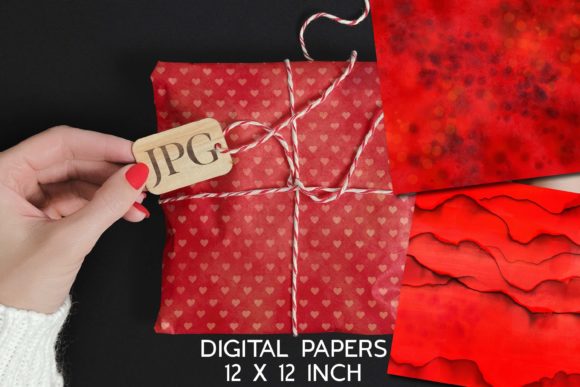 Red Valentine Watercolor Backgrounds: A Creative Addition to Your Digital Toolkit