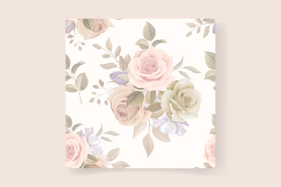 Seamless Pattern Design with Roses