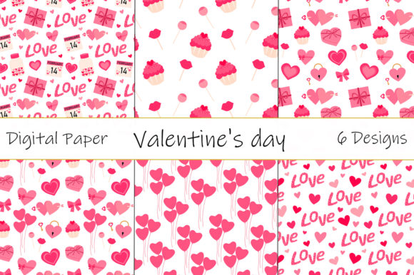Seamless Pattern Valentine's Day Hearts