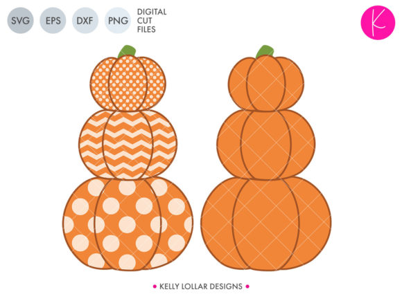 Stacked Pumpkins: A Versatile Fall Design Asset for Creative Workflows