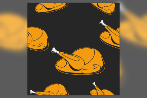 Thanksgiving Turkey Seamless Pattern