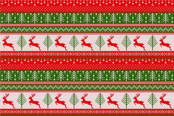 Ugly Christmas Sweater Pattern: A Versatile, Print-Ready Design Resource for Crafters and Designers